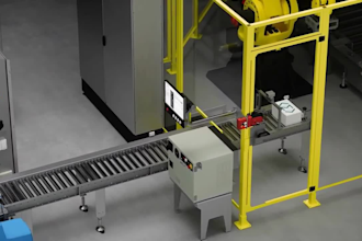 do 3d industrial automation robotics production factory machine animation video