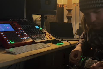 produce a hip hop instrumental with live hardware and real instruments