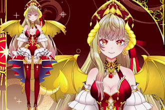 design and rig live2d vtuber model vtuber model for streamers live2d model
