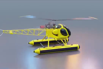 animate3d sea helicopter,mini plane model for game,aircraft fbx,3d fuselage kits