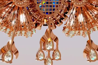 create stunning 3d jewelry animation for luxury brand promotion and ads