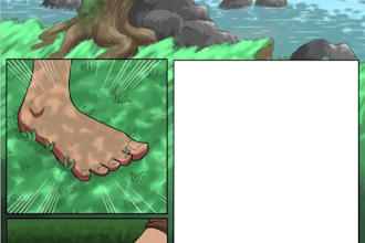 draw an amazing manga page for you