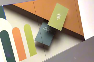design business logo, brand identity and minimalist branding kit package