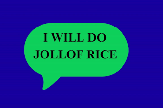 do your jollof rice for bbl yansh