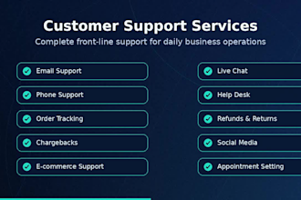 provide 24 7 ecommerce customer service support VA services