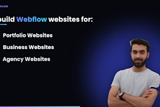 design business portfolio websites for you figma to webflow