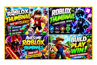 make eye catching roblox thumbnails and icons for maximum engagement