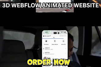 3d animated webflow website interactive website spline gsap scroll animation