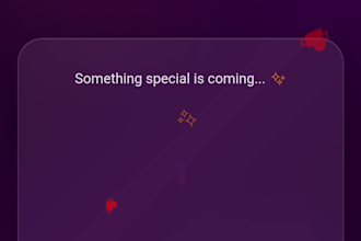 create a custom birthday surprise website with animations