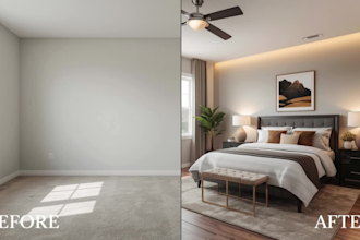 do virtual staging, virtual furniture and realistic virtual renovation