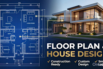 design professional floor plans and house designs for construction