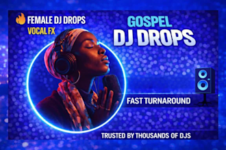 record female christian dj drops and gospel dj tags
