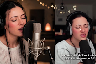 be your female vocalist for custom wedding anniversary birthday gift songs