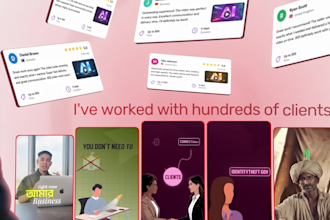 edit youtube shorts, instagram reels and tiktok videos