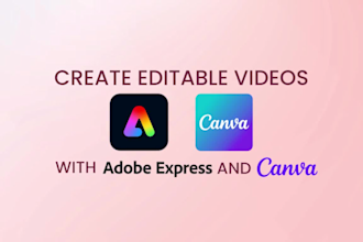 create editable videos with adobe express and canva