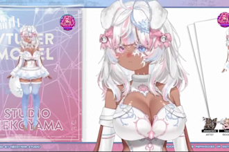 design and rig nsfw live2d vtuber model rig avatar 3d vtuber for halloween event