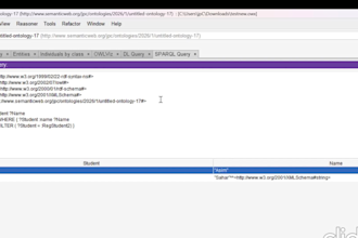 design domain specific owl ontologies using protégé with sparql queries