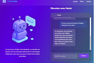 je vais creer un chatbot ia 24 7 qui capture et qualifie vos leads automatiqueme