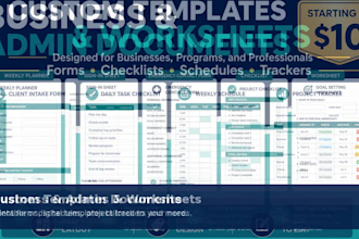 create professional forms, checklists and business documents