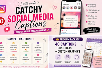 create catchy instagram captions for your post