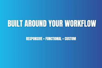 build a custom business dashboard or admin panel