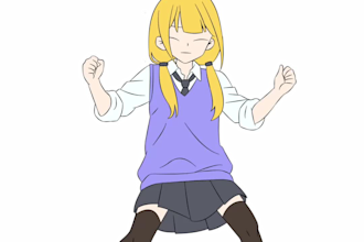 draw anime animation character