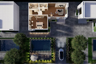 create realistic 3d floor plans, 2d floor plans, 3d rendering and walkthrough