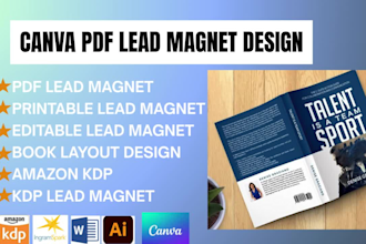 editable pdf lead magnet,canva ebook design,kdp lead magnet,redesign lead magnet