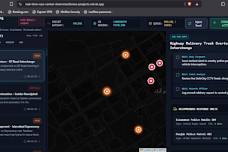 build real time ai web application, event driven dashboard, and microservices