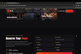 build a modern responsive website
