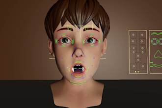 create professional facial rigs for 3d characters