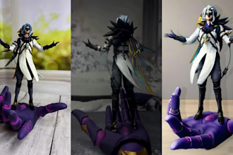 3d print and paint miniature painting 3d resin printing anime figure 3d toys