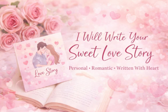 write romantic love stories and emotional blog articles