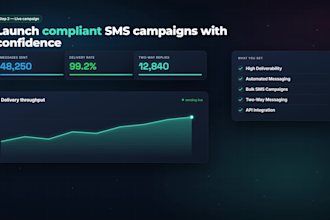 set up a2p 10dlc compliant bulk SMS marketing with twilio
