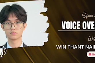 provide english to burmese voiceover
