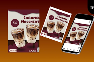 design high converting instagram posts for restaurants
