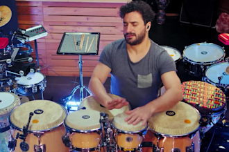 record live world percussion for your song darbuka, congas, frame drum
