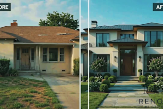 turn your house photo into a realistic ai renovation before and after video