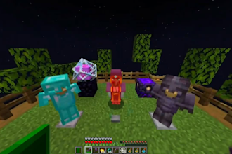 design a unique custom minecraft skin for pvp, interiors thumbnail intro vanilla
