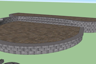 create retaining wall autocad drawings with structural