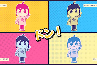 animate your mascot or illustration as a playful 2d cutout