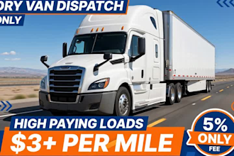 be your dry van reefer power only semi truck dispatcher
