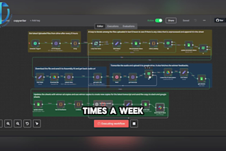 develop ai agent and workflow with n8n, zapier, makecom, mondaycom