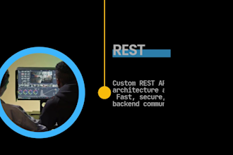 be your node js developer for rest apis and web backend
