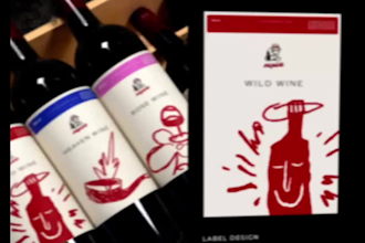create an artistic hand drawn logo for brand