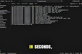 automate your data pipeline with a custom one click python script