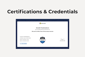 train you in powerbi and excel as a microsoft certified data analyst