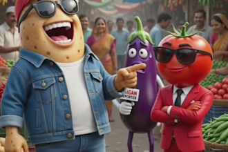 create funny animated al vegetable videos and reels