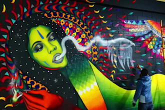 design custom wall art, murals, doodle and graffiti art for home or business