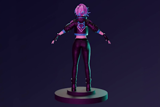 turn your character concept into a stylized 3d character